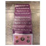 United States Mint Proof Sets - Assorted Years 1984-1993 (Lot of 10)