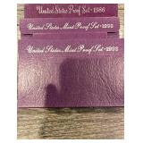 United States Mint Proof Sets - Assorted Years 1984-1993 (Lot of 10)