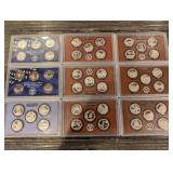 United States Mint 50 State Quarters Proof Set - 9-Set Lot