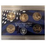 United States Mint 50 State Quarters Proof Set - 9-Set Lot