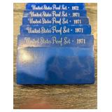 United States Proof Sets - Mixed Years (Lot Of 10)
