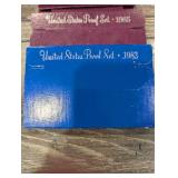 United States Proof Sets - Mixed Years (Lot Of 10)
