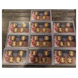 United States Mint Presidential $1 Coin Proof Set - 4 Coins (Lot of 10)