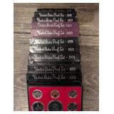 United States Proof Sets - Assorted Years (1973-1985) (Lot Of 10)