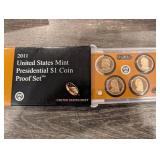 United States Mint Presidential $1 Coin Proof Set - 12-Set Lot, Assorted Years