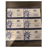 United States Mint 2002 50 State Quarters Proof Set - 6 Boxes