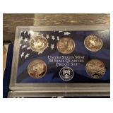 United States Mint 2002 50 State Quarters Proof Set - 6 Boxes