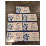 2008 United States Mint Proof Set - Lot of 7