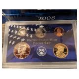 2008 United States Mint Proof Set - Lot of 7