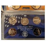 2008 United States Mint Proof Set - Lot of 7
