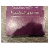 United States Mint Proof Sets - Assorted Years (1984-1992)- (Lot Of 10)