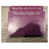 United States Mint Proof Sets - Assorted Years (1984-1992)- (Lot Of 10)