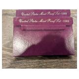United States Mint Proof Sets - Assorted Years (1984-1992)- (Lot Of 10)