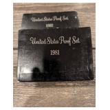 Lot Of 10 U.S Proof Sets