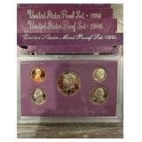 United States Mint Proof Set - Assorted Years (1984-1991) (Lot Of 10)