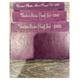 United States Mint Proof Set - Assorted Years (1984-1991) (Lot Of 10)