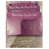 United States Mint Proof Set - Assorted Years (1984-1991) (Lot Of 10)