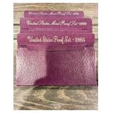 United States Mint Proof Set - Assorted Years (1984-1991) (Lot Of 10)