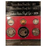 United States Proof Set - 1974-1979 Collection (10 Sets)