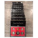 United States Proof Set Collection (1980-1983) - (Lot Of 10)