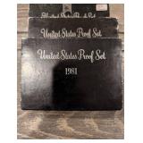United States Proof Set Collection (1980-1983) - (Lot Of 10)
