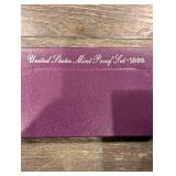 United States Mint Proof Set Collection (1984-1993) Purple Card Packaging (Lot Of 10)
