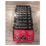 United States Proof Set Assortment (1975-1979) - (Lot Of 10)