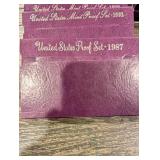 United States Mint Proof Set - Assorted Years (1984-1992) (Lot Of 10)