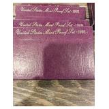 United States Mint Proof Set - Assorted Years (1984-1992) (Lot Of 10)