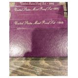 United States Mint Proof Set - Assorted Years (1984-1992) (Lot Of 10)