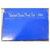 United States Proof Sets Lot - 1974, 1975, 1978, 1979, 1983, 1985 with Red Display Case