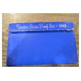 United States Proof Sets Lot - 1974, 1975, 1978, 1979, 1983, 1985 with Red Display Case