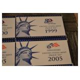 United States Mint Proof Set Lot - 1999-2006 (12-Box Collection)