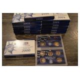 United States Mint Proof Set Lot - 1999-2006 (12-Box Collection)