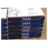 United States Mint Proof Set Lot - 1999-2006 (12-Box Collection)