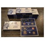 United States Mint Proof Sets - 50 State Quarters, Lot of 8 (1999-2006)