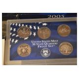 United States Mint Proof Sets - 50 State Quarters, Lot of 8 (1999-2006)