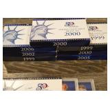 United States Mint Proof Sets - 50 State Quarters, Lot of 8 (1999-2006)