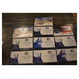 United States Mint 50 State Quarters Proof Set Collection - Assorted Years (1999-2013) (Lot Of 10)