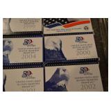 United States Mint 50 State Quarters Proof Set Collection - Assorted Years (1999-2013) (Lot Of 10)