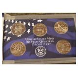 United States Mint 50 State Quarters Proof Set Collection - Assorted Years (1999-2013) (Lot Of 10)