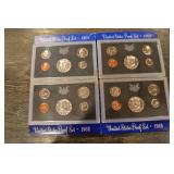 United States Proof Set 1968 & 1969 - Lot of 4 Complete Sets
