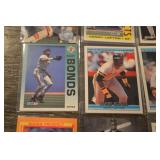 Fleer 92 Card Lot - Barry Bonds, Kenny Lofton, Nolan Ryan, Charles Barkley, Karl Malone