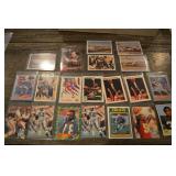 Vintage Sports Trading Card Lot - Basketball & Football (Topps, NBA Hoops, Pro Set)