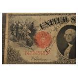 United States Note - One Dollar (Series of 1917) Red Seal - Washington, DC