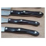 Vintage Cutco Knives and Slotted Spoon