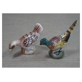 Vintage Salt & Pepper Shaker Set - Pheasants