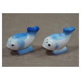 Vintage Salt & Pepper Shaker Set - FIsh