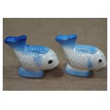 Vintage Salt & Pepper Shaker Set - FIsh