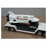 Buddy L Nasa Semi-Truck and Trailer with Challenger Shuttle